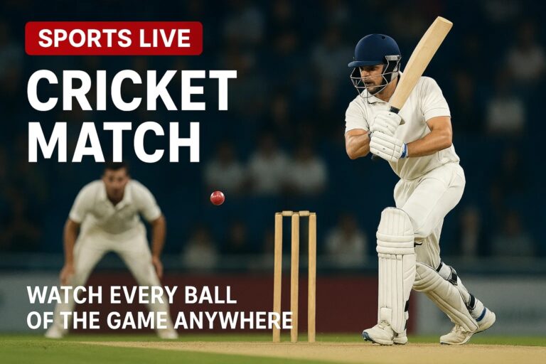 Sports Live Cricket Match