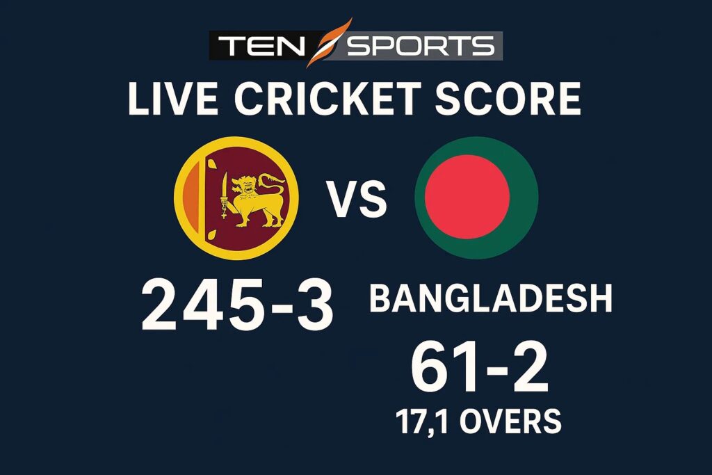 Live cricket score