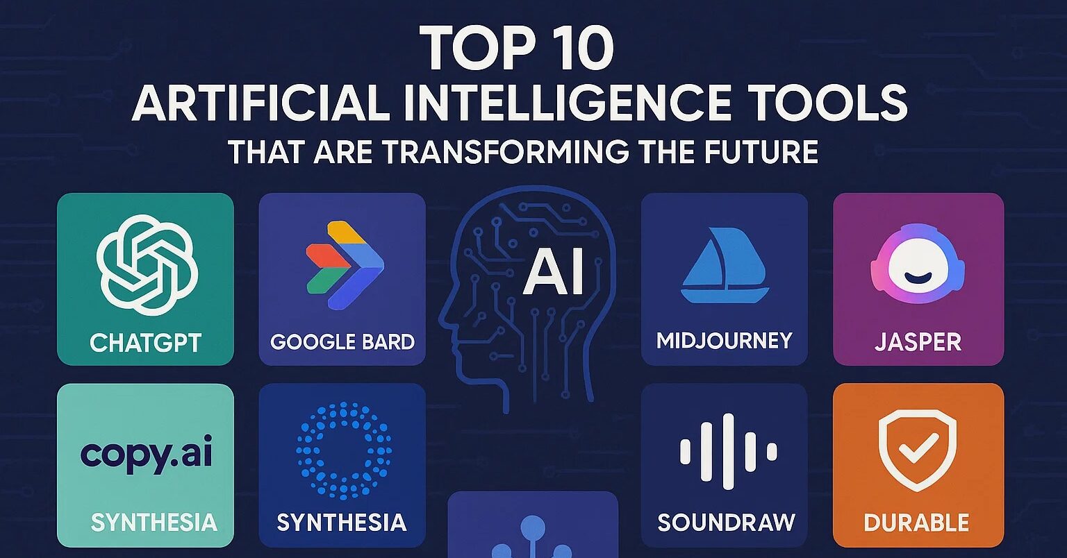 Top 10 Artificial Intelligence Tools That Are Transforming the Future