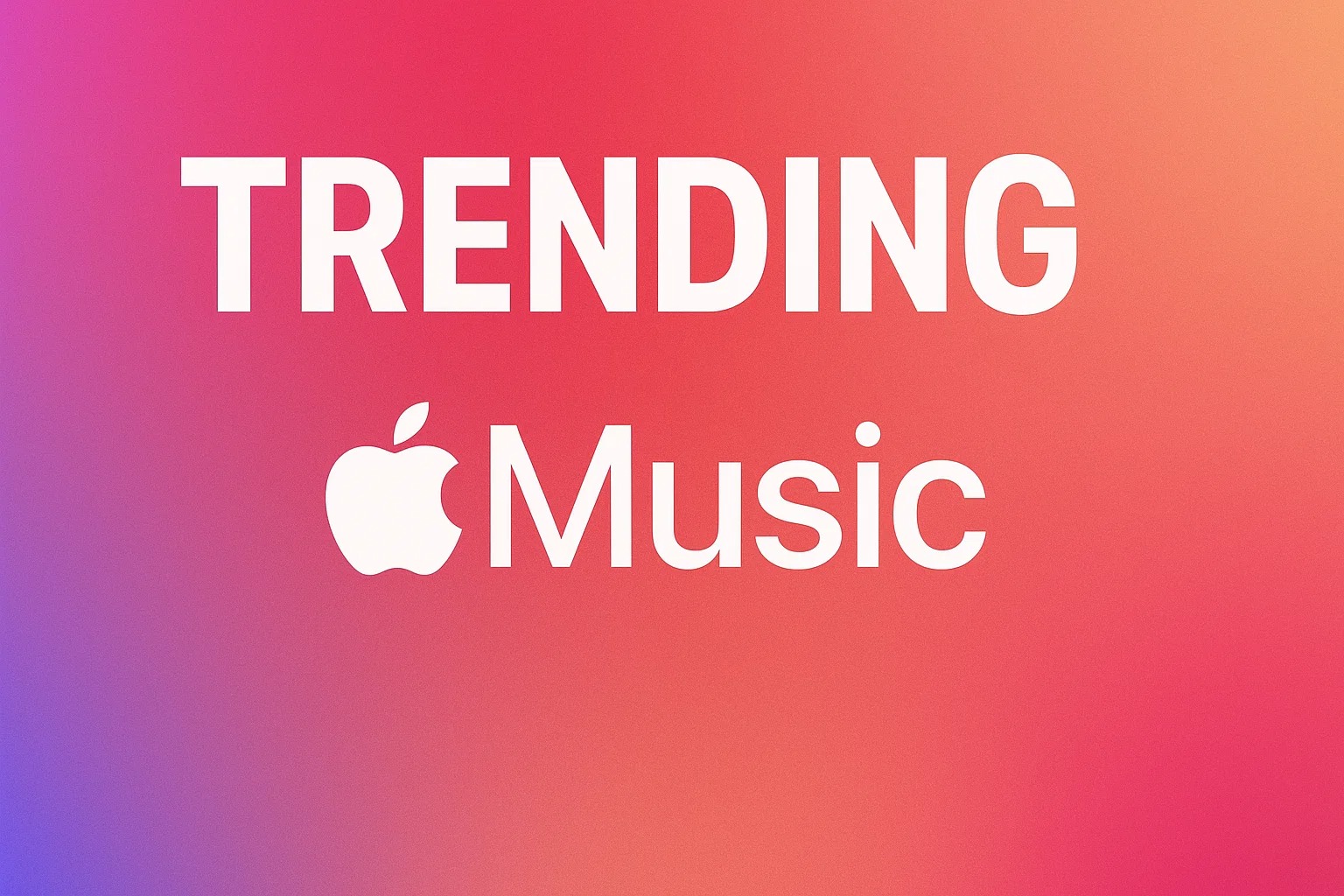 trending apple music