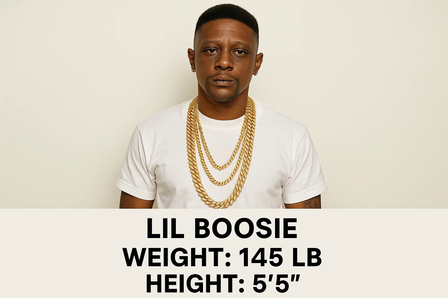 Lil Boosie Height and Weight