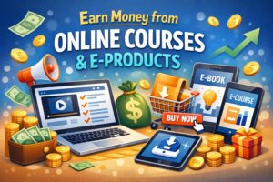 Earn Money from Online Courses & E-products