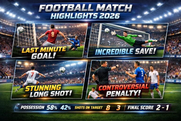 Football match highlights